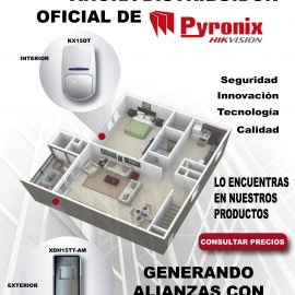Distribuidores oficiales de una de las mejores marcas PYRONIX