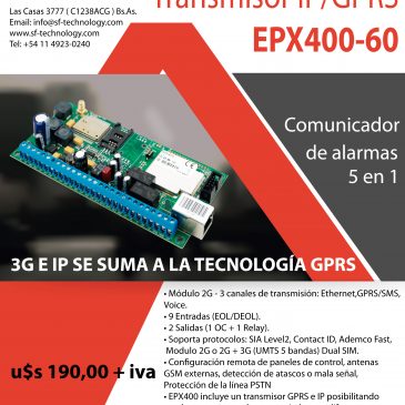 Transmisor IP/GPRS EPX400-60